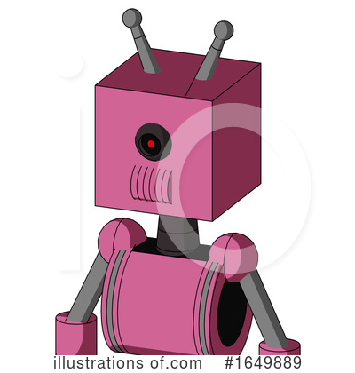 Royalty-Free (RF) Robot Clipart Illustration by Leo Blanchette - Stock Sample #1649889