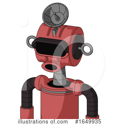 Pink Robot Clipart #1649935 by Leo Blanchette