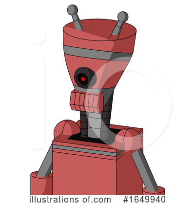 Royalty-Free (RF) Robot Clipart Illustration by Leo Blanchette - Stock Sample #1649940