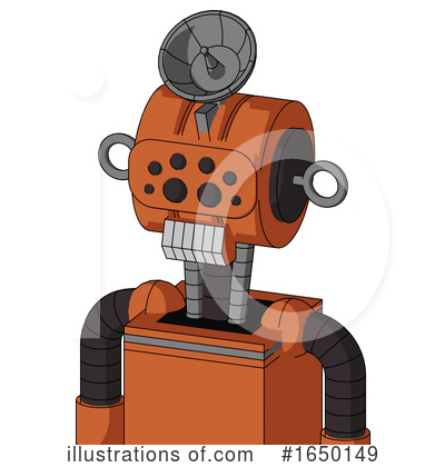 Royalty-Free (RF) Robot Clipart Illustration by Leo Blanchette - Stock Sample #1650149