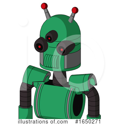 Royalty-Free (RF) Robot Clipart Illustration by Leo Blanchette - Stock Sample #1650271