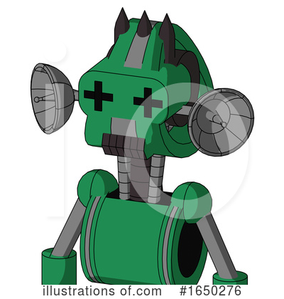 Royalty-Free (RF) Robot Clipart Illustration by Leo Blanchette - Stock Sample #1650276