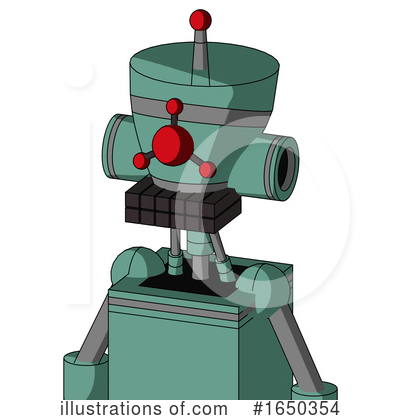 Royalty-Free (RF) Robot Clipart Illustration by Leo Blanchette - Stock Sample #1650354