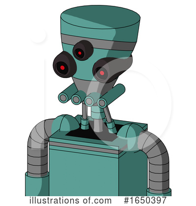 Royalty-Free (RF) Robot Clipart Illustration by Leo Blanchette - Stock Sample #1650397