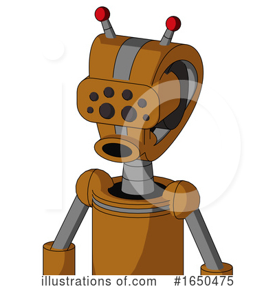 Royalty-Free (RF) Robot Clipart Illustration by Leo Blanchette - Stock Sample #1650475