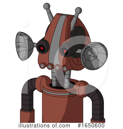 Royalty-Free (RF) Robot Clipart Illustration by Leo Blanchette - Stock Sample #1650600