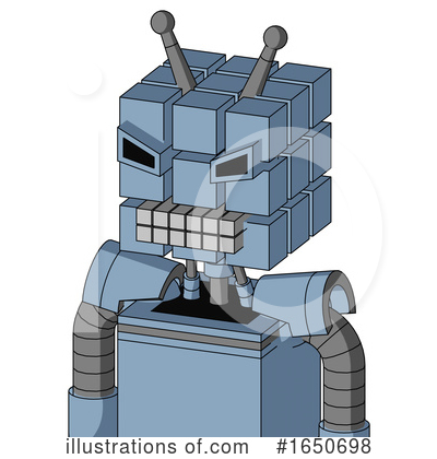 Royalty-Free (RF) Robot Clipart Illustration by Leo Blanchette - Stock Sample #1650698