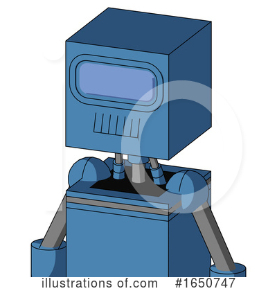 Royalty-Free (RF) Robot Clipart Illustration by Leo Blanchette - Stock Sample #1650747