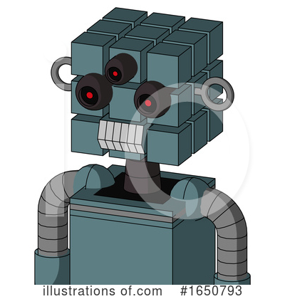 Royalty-Free (RF) Robot Clipart Illustration by Leo Blanchette - Stock Sample #1650793