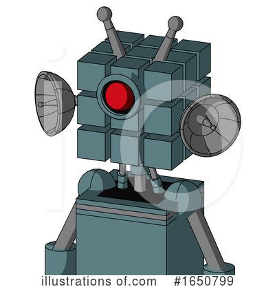 Royalty-Free (RF) Robot Clipart Illustration by Leo Blanchette - Stock Sample #1650799