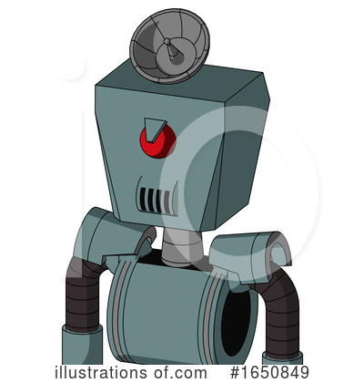 Royalty-Free (RF) Robot Clipart Illustration by Leo Blanchette - Stock Sample #1650849