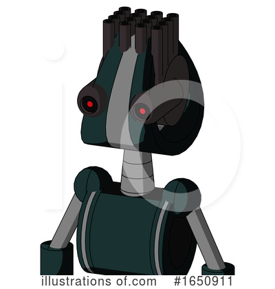 Royalty-Free (RF) Robot Clipart Illustration by Leo Blanchette - Stock Sample #1650911