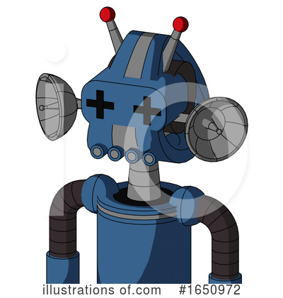 Royalty-Free (RF) Robot Clipart Illustration by Leo Blanchette - Stock Sample #1650972