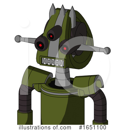 Royalty-Free (RF) Robot Clipart Illustration by Leo Blanchette - Stock Sample #1651100