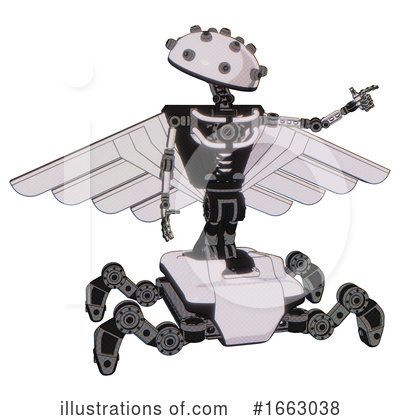 Royalty-Free (RF) Robot Clipart Illustration by Leo Blanchette - Stock Sample #1663038