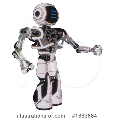 Royalty-Free (RF) Robot Clipart Illustration by Leo Blanchette - Stock Sample #1663884