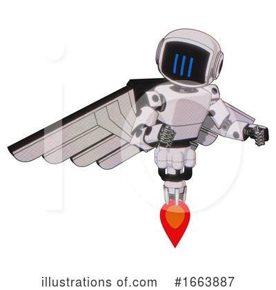 Royalty-Free (RF) Robot Clipart Illustration by Leo Blanchette - Stock Sample #1663887
