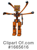 Robot Clipart #1665616 by Leo Blanchette