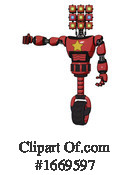 Robot Clipart #1669597 by Leo Blanchette