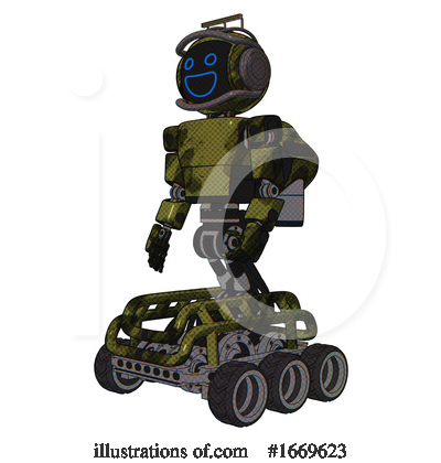 Royalty-Free (RF) Robot Clipart Illustration by Leo Blanchette - Stock Sample #1669623