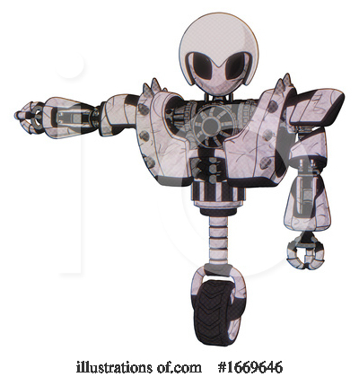 Royalty-Free (RF) Robot Clipart Illustration by Leo Blanchette - Stock Sample #1669646