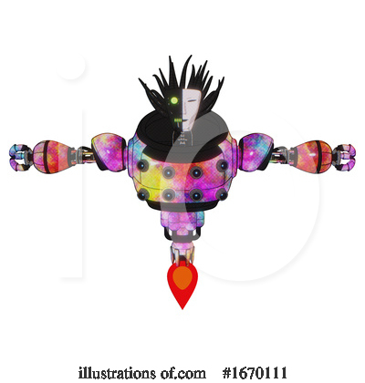 Royalty-Free (RF) Robot Clipart Illustration by Leo Blanchette - Stock Sample #1670111