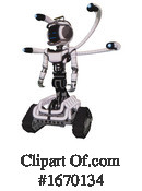Robot Clipart #1670134 by Leo Blanchette