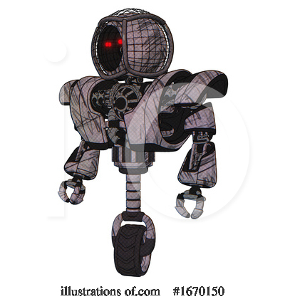 Royalty-Free (RF) Robot Clipart Illustration by Leo Blanchette - Stock Sample #1670150