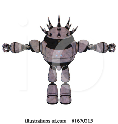 Royalty-Free (RF) Robot Clipart Illustration by Leo Blanchette - Stock Sample #1670215