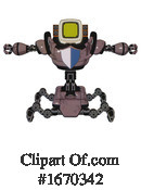 Robot Clipart #1670342 by Leo Blanchette