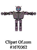Robot Clipart #1670362 by Leo Blanchette