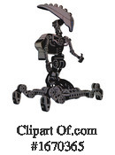 Robot Clipart #1670365 by Leo Blanchette