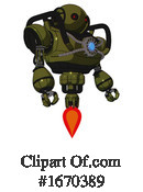 Robot Clipart #1670389 by Leo Blanchette