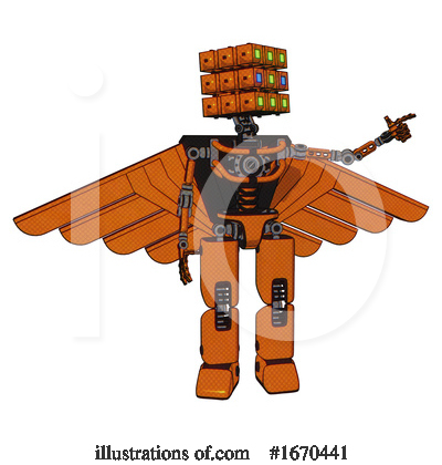 Royalty-Free (RF) Robot Clipart Illustration by Leo Blanchette - Stock Sample #1670441