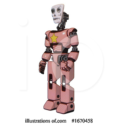 Royalty-Free (RF) Robot Clipart Illustration by Leo Blanchette - Stock Sample #1670458