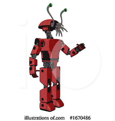 Royalty-Free (RF) Robot Clipart Illustration by Leo Blanchette - Stock Sample #1670486