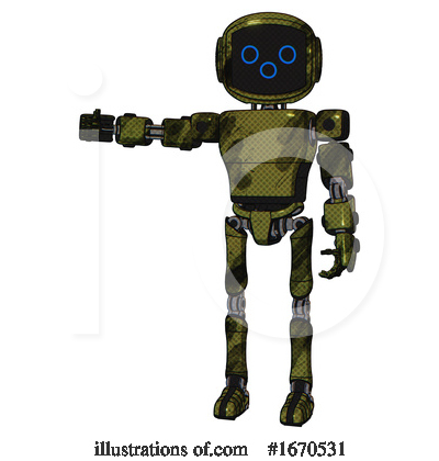 Royalty-Free (RF) Robot Clipart Illustration by Leo Blanchette - Stock Sample #1670531