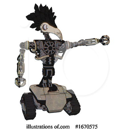 Royalty-Free (RF) Robot Clipart Illustration by Leo Blanchette - Stock Sample #1670575