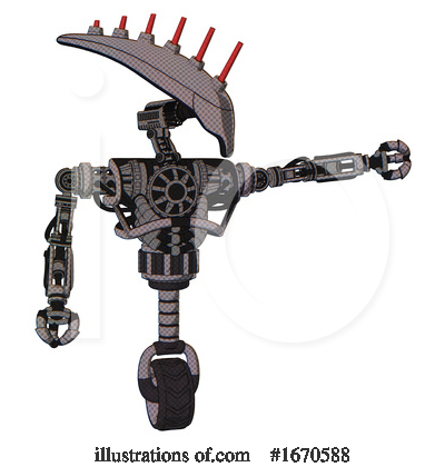 Royalty-Free (RF) Robot Clipart Illustration by Leo Blanchette - Stock Sample #1670588