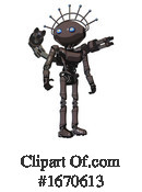 Robot Clipart #1670613 by Leo Blanchette