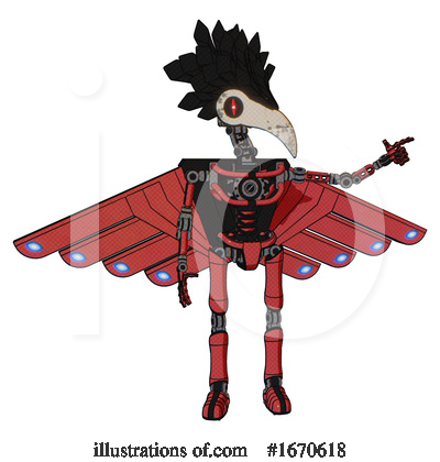 Royalty-Free (RF) Robot Clipart Illustration by Leo Blanchette - Stock Sample #1670618