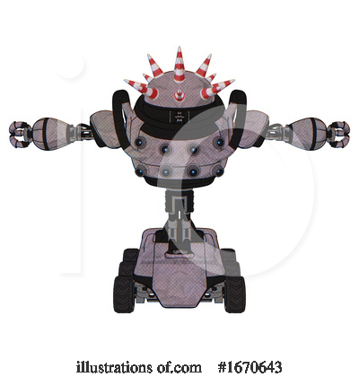 Royalty-Free (RF) Robot Clipart Illustration by Leo Blanchette - Stock Sample #1670643