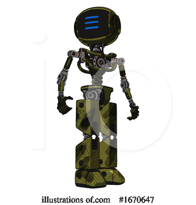Royalty-Free (RF) Robot Clipart Illustration by Leo Blanchette - Stock Sample #1670647
