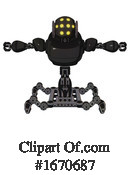 Robot Clipart #1670687 by Leo Blanchette