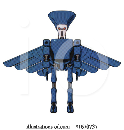Royalty-Free (RF) Robot Clipart Illustration by Leo Blanchette - Stock Sample #1670737