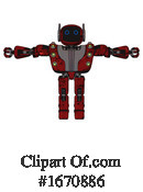 Robot Clipart #1670886 by Leo Blanchette