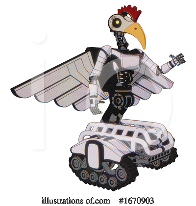 Royalty-Free (RF) Robot Clipart Illustration by Leo Blanchette - Stock Sample #1670903