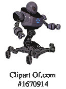 Robot Clipart #1670914 by Leo Blanchette