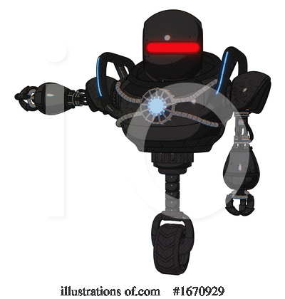 Royalty-Free (RF) Robot Clipart Illustration by Leo Blanchette - Stock Sample #1670929