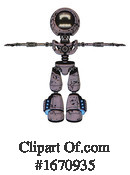 Robot Clipart #1670935 by Leo Blanchette